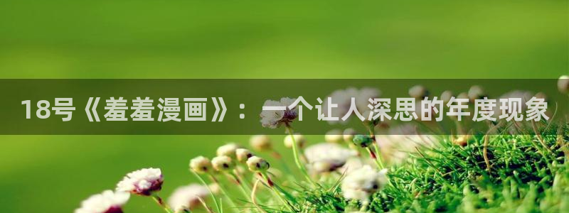omofun动漫：18号《羞羞漫画》：一个让人深思的年度现象